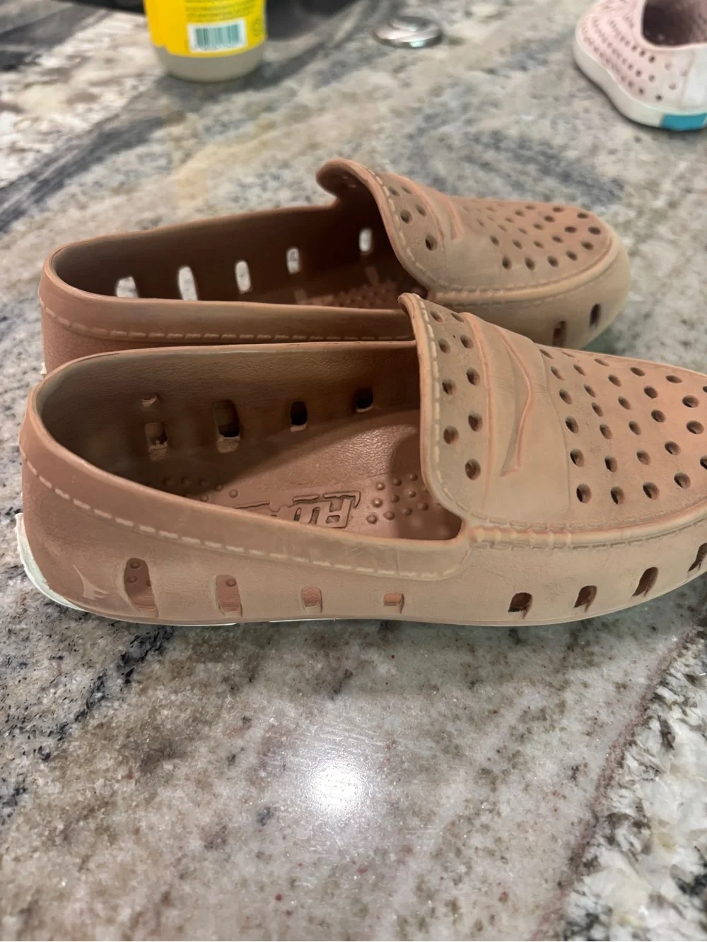 Floafers Kids Water Shoes Slip-On Loafers in Tan